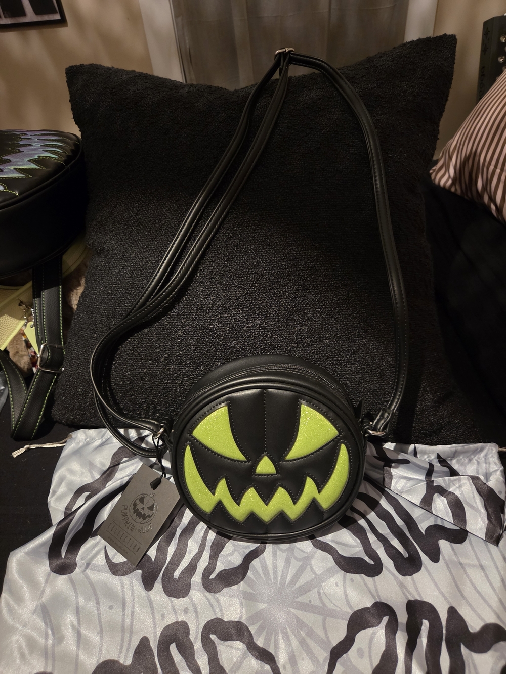 Pumpkin Kult X Love Pain & Stitches Bad Baby Crossbody Bag